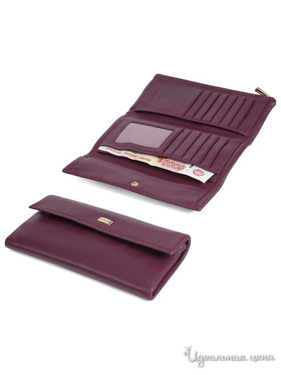 Кошелек FABRETTI, цвет темно-фиолетовый