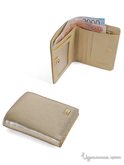 Кошелек FABRETTI, цвет золотой