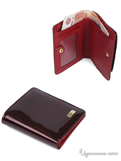 Кошелек FABRETTI, цвет бордовый