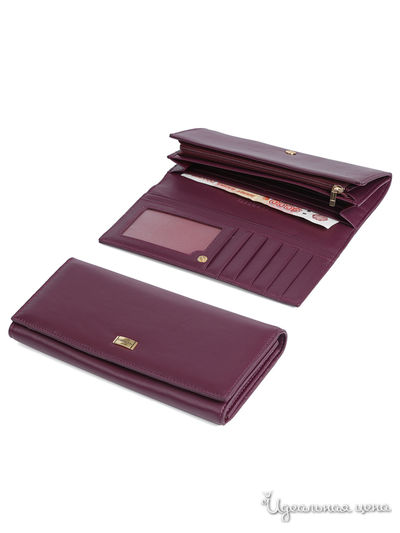 Кошелек FABRETTI, цвет темно-фиолетовый