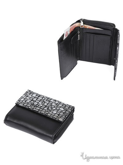 Кошелек FABRETTI, цвет серебряный