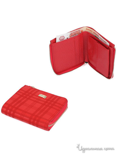 Кошелек FABRETTI, цвет красный