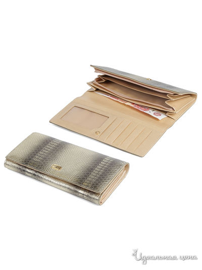 Кошелек FABRETTI, цвет золотой