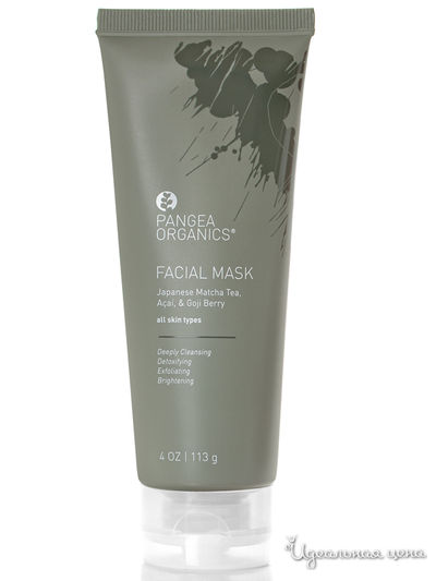 Маска для лица Японский чай Матча с  ягодами Асаи и Годжи, 113 мл, Pangea