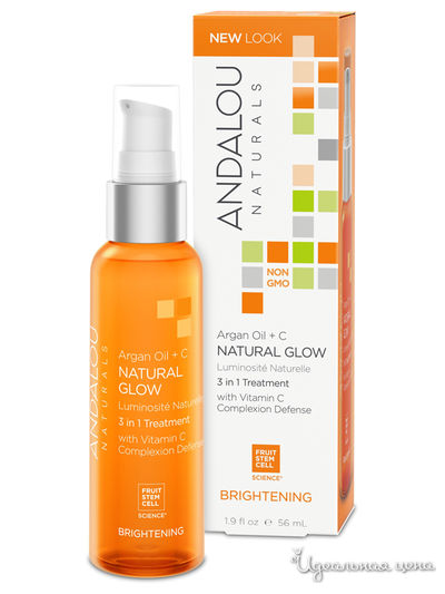 Концентрат масел для лица Арган+Омега, 56 мл, Andalou Naturals