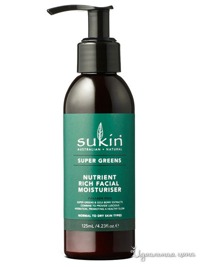Крем для лица питательный, 125 мл, Sukin