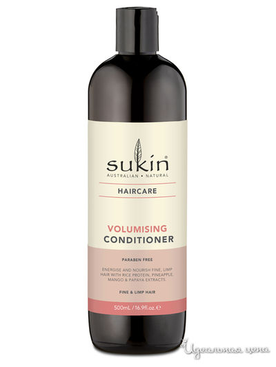 Кондиционер для объема волос, 500 мл, Sukin