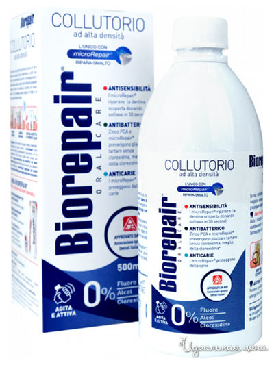 Ополаскиватель для полости рта Mouthwash Antibacterial, 500 мл, BioRepair