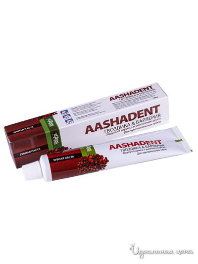 Зубная паста Гвоздика-Барлерия, 100 г, Aasha Herbals