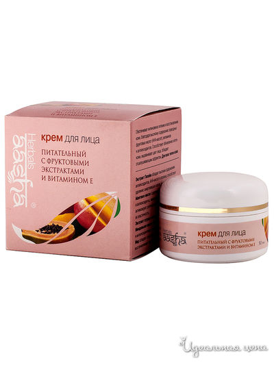 Крем для лица питательный с фруктовыми экстрактами, 50 г, Aasha Herbals