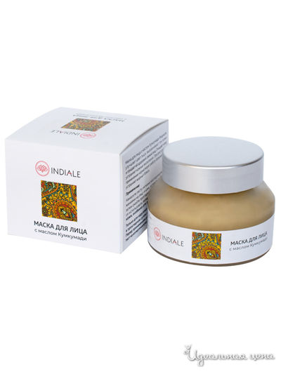 Маска для лица с маслом Кумкумади, 50 г, INDIALE