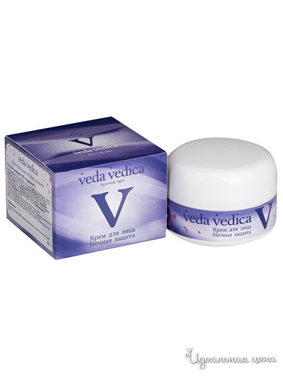 Крем для лица ночная защита, 50 г, Veda Vedica