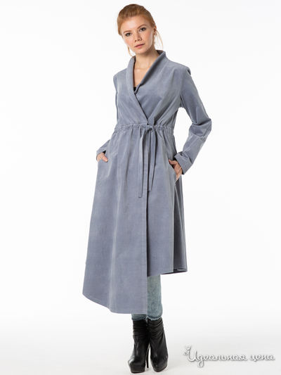 Пальто Adzhedo, цвет серый