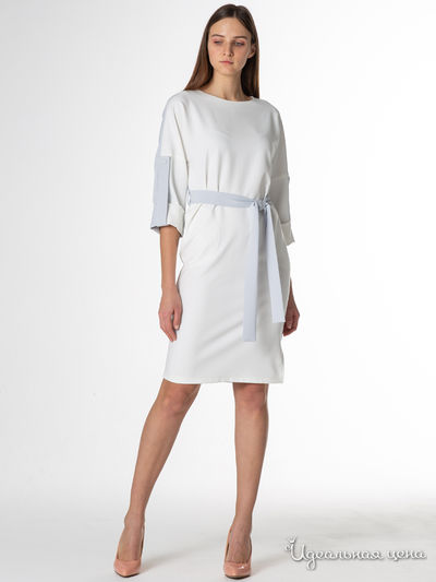 Платье Adzhedo, цвет молочный, светло-серый
