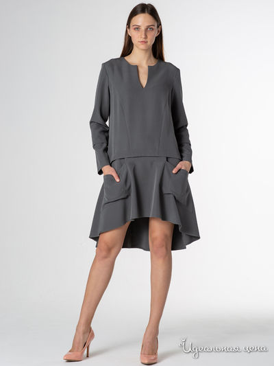 Платье Adzhedo, цвет темно-серый