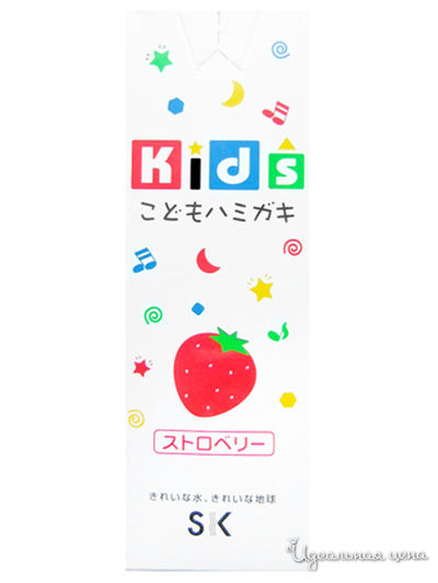 Зубная паста детская с ароматом клубники, 60 г, SK