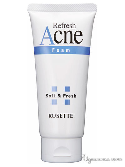 Пенка для умывания для проблемной подростковой кожи с серой Acne Foam, 120 г, ROSETTE