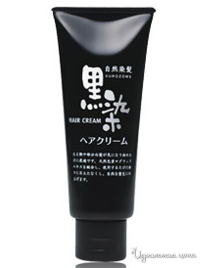 Крем-тонер для придания естественного цвета седым волосам Kurozome, 150 г, KUROBARA