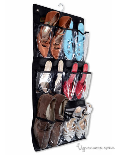 Органайзер для обуви подвесной «Слайд-6» Ruges, цвет черный
