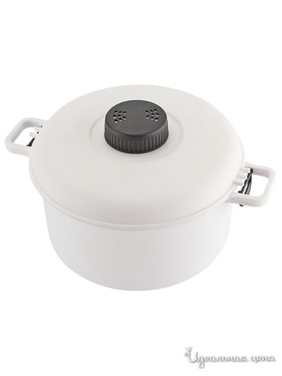 Кастрюлька для микроволновки "Лок" Ruges, цвет белый