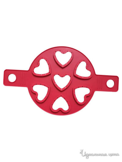 Форма для оладьев «7 Сердец» Ruges, цвет красный