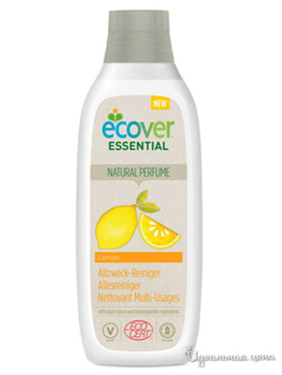 Чистящее средство с ароматом лимона универсальное Essential, 1 л, Ecover