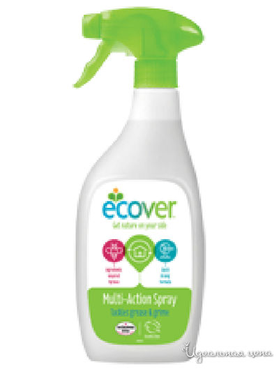 Спрей для чистки окон и стеклянных поверхностей экологический, 500 мл, Ecover