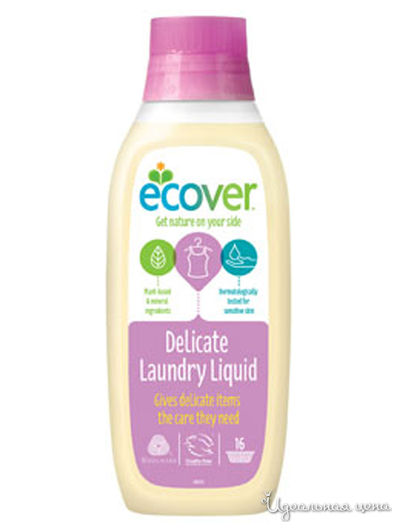 Жидкость для стирки изделий из шерсти и шелка экологическая, 750 мл, Ecover