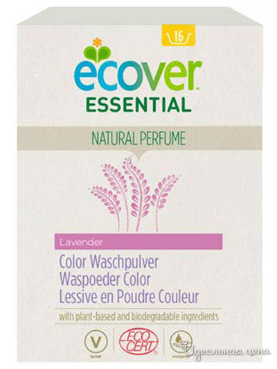 Порошок для стирки цветного белья Essential, 1,2 кг, Ecover
