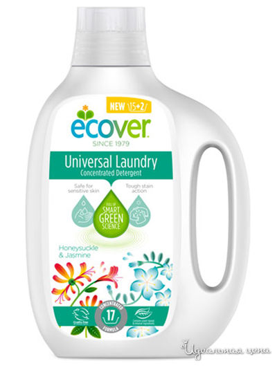 Жидкое средство для стирки универсальное суперконцентрат, 850 мл, Ecover