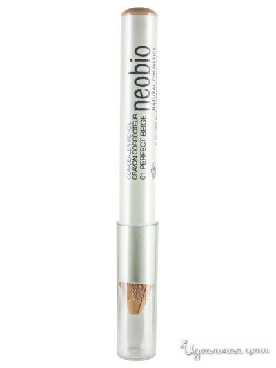 Карандаш корректирующий, 01 идеально-бежевый, 2,1 г, Neobio