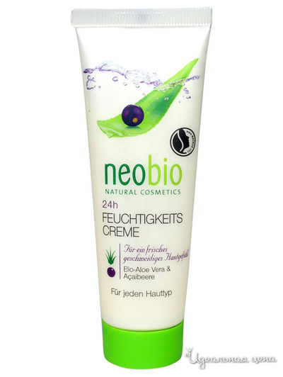 Крем для лица увлажняющий 24 часа, 50 мл, Neobio