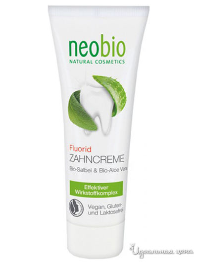 Зубная паста со фтором, 75 мл, Neobio