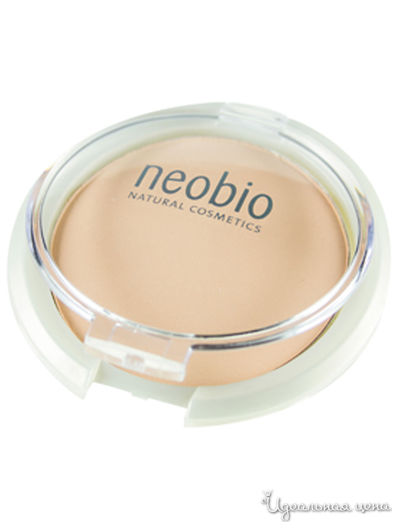 Пудра для лица компактная, 01 светло-бежевая, 10 г, Neobio