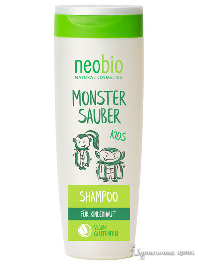 Шампунь-гель для волос и тела детский с Био-Алоэ и Био-Календулой, 250 мл, Neobio