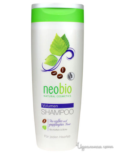 Шампунь Объем с био-кофеином и био-березой, 250 мл, Neobio
