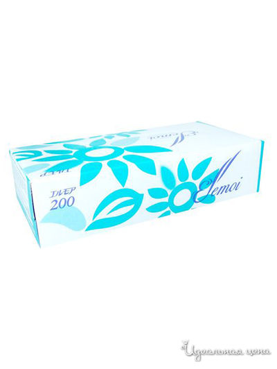 Салфетки бумажные двухслойные ELLEMOI, 200 шт, Kami Shodji