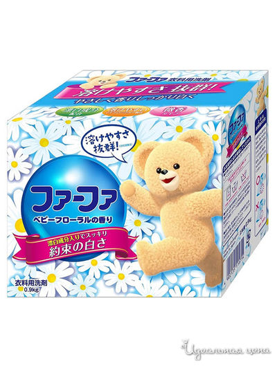 Стиральный порошок концентрированный (с цветочным ароматом), 0.9 кг, Nissan FaFa