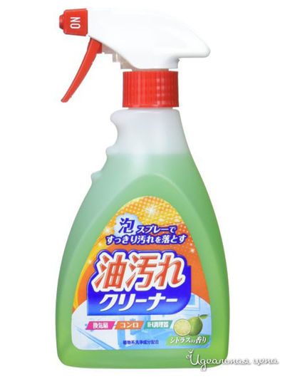 Спрей-пена очищающая для удаления масляных загрязнений на кухне в т.ч. нагоревшего жира, 400 мл, Nihon Detergent