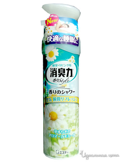 Освежитель воздуха для комнат с ароматом ромашки Shoushuuriki, 280 мл, ST FAMILY