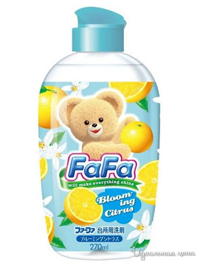 Средство для мытья посуды с ароматом цитрусовых, 270 мл, Nissan FaFa