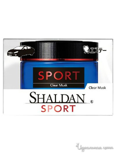 Освежитель воздуха гелевый для автомобиля Белый мускус, 40 г, ST FAMILY