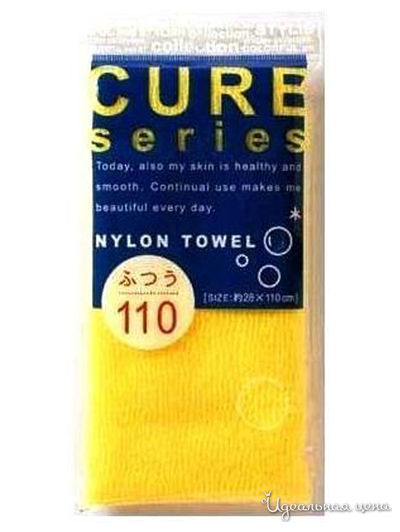 Мочалка для тела средней жёсткости CURE series, 110 см, OHE