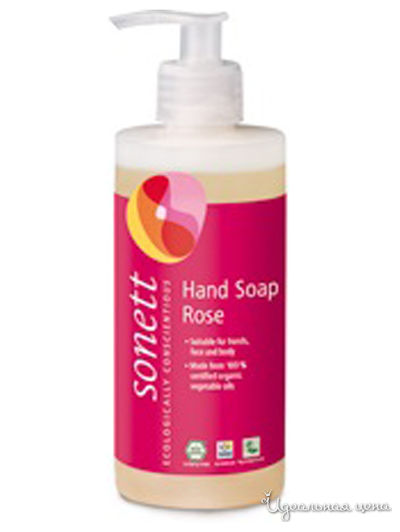 Мыло для рук Роза, 300 мл, SONETT