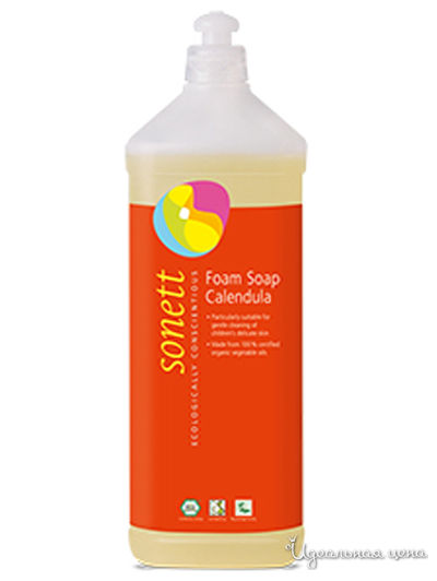 Мыло пенное Календула для детей, 1 л, SONETT