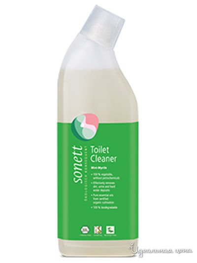 Средство для чистки туалета с Мятой и миртом, 750 мл, SONETT