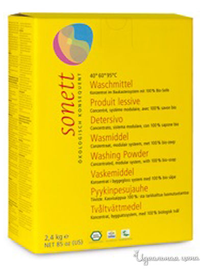 Порошок стиральный, 2,4 кг, SONETT