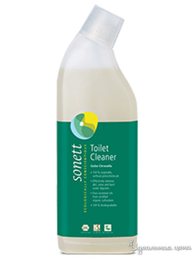 Средство для чистки туалета с маслами Кедра и цитронеллы, 750 мл, SONETT