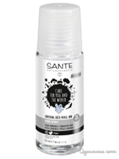 Дезодорант шариковый Кристалл, 50 мл, Sante