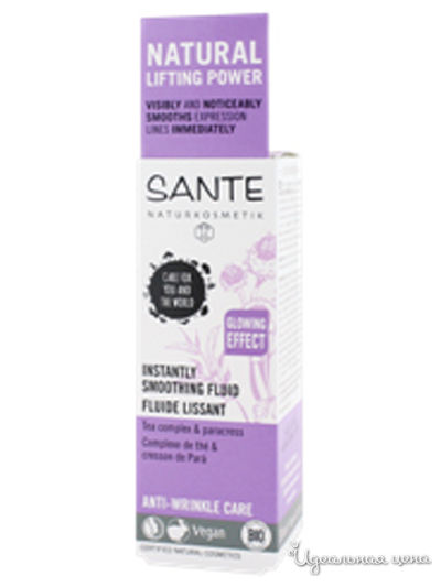 Сыворотка Anti-age для лица интенсивно разглаживающая с чайным комплексом и с био-экстрактом акмеллы, 30 мл, Sante